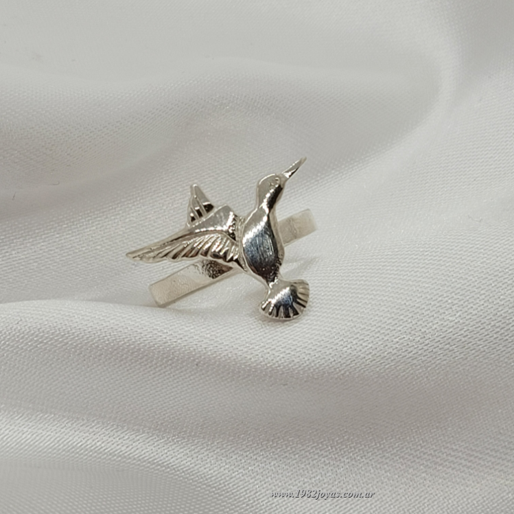 Anillo colibri online plata